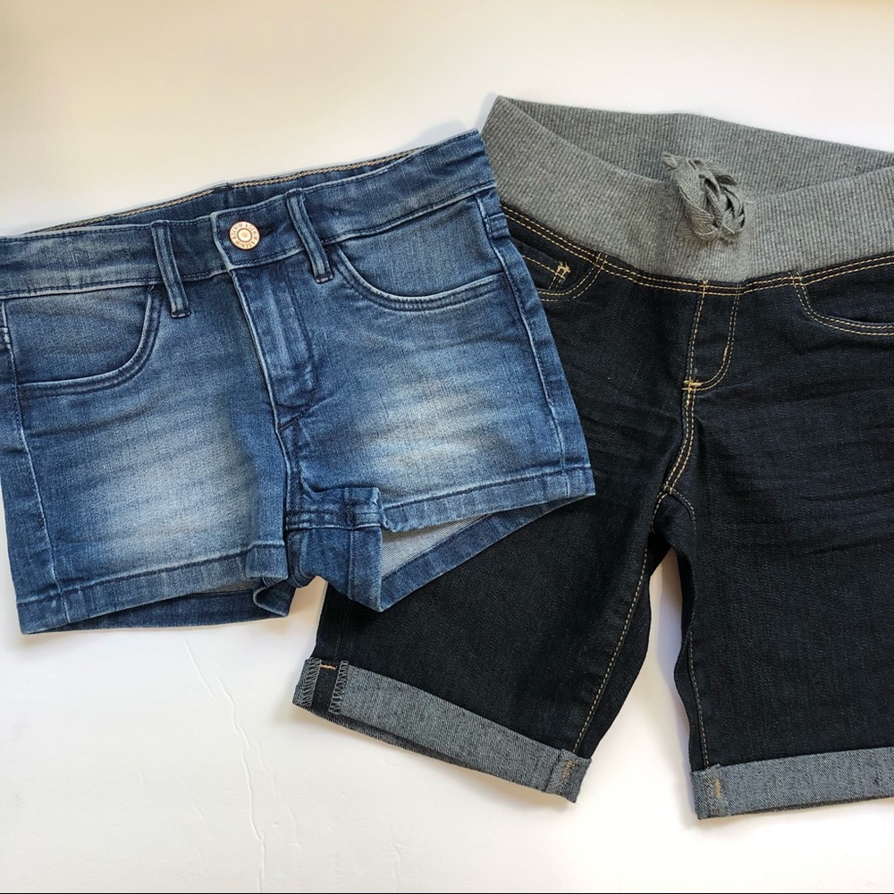 2 pairs of jean shorts like new